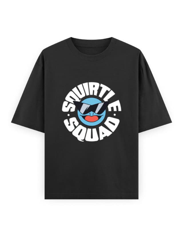 Squirtle Squad Oversized Tee