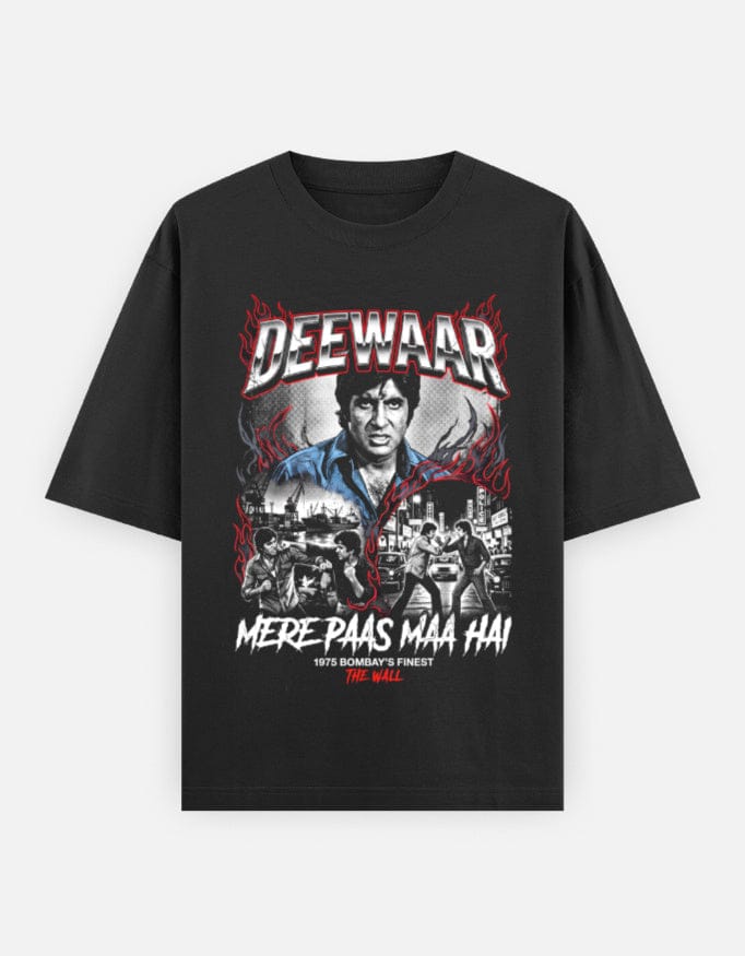 Deewaar Oversized Tee - Image 1