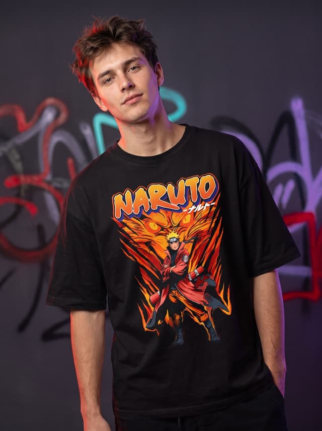 Naruto Ninetails Oversized Tee