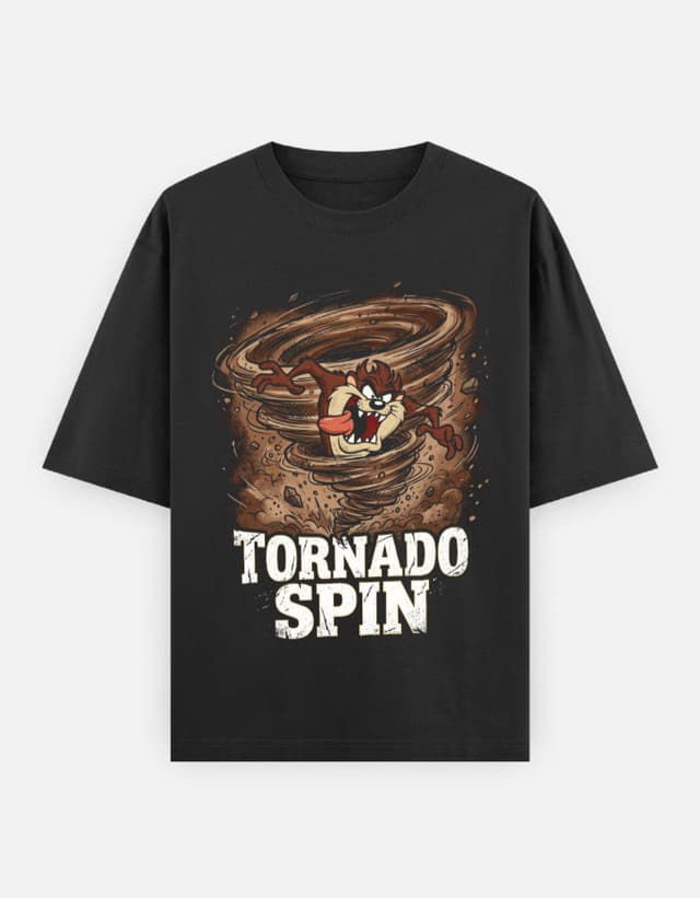 Tornado Spin Oversized Tee