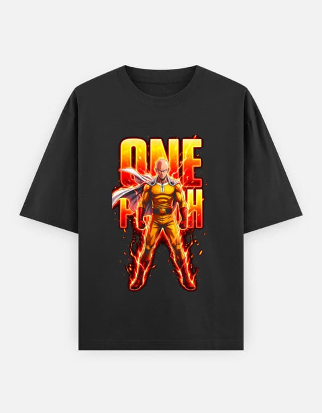 One Punch Man Oversized Tee